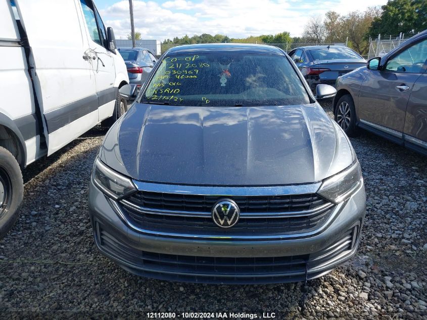 2022 Volkswagen Jetta VIN: 3VWGM7BU4NM030969 Lot: 12112080