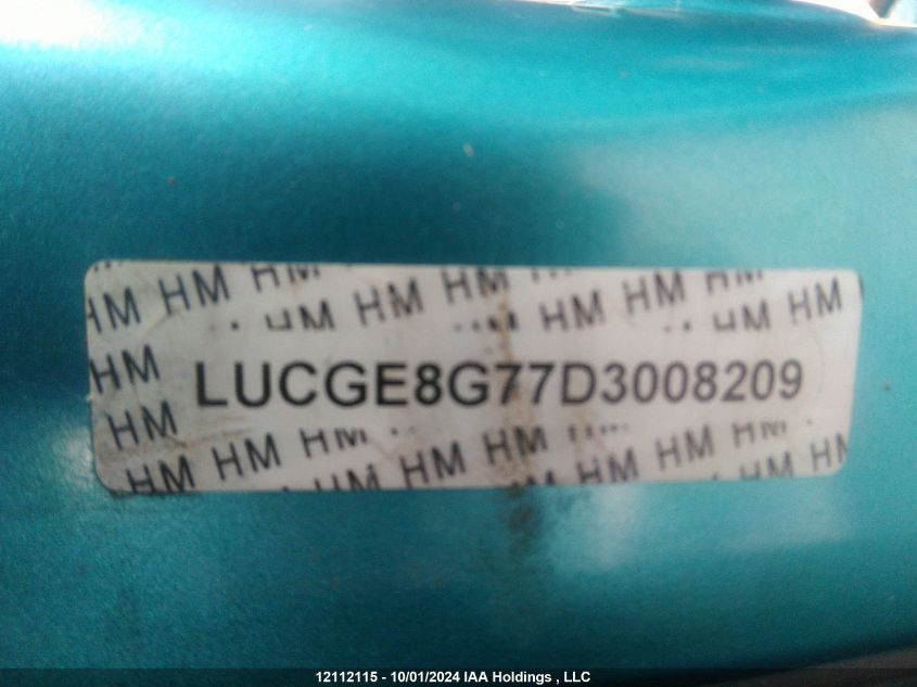 LUCGE8G77D3008209 2013 Honda Fit