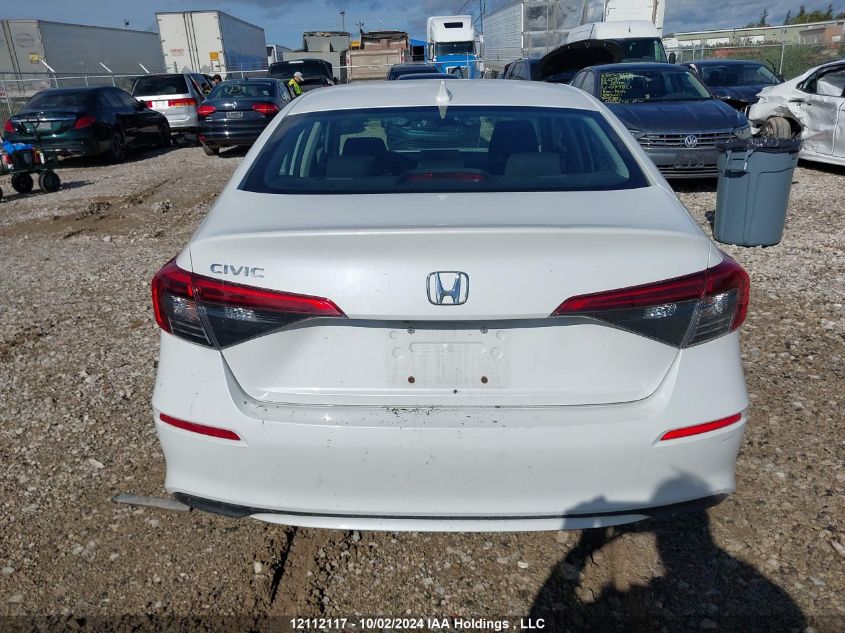 2022 Honda Civic Sedan VIN: 2HGFE2F20NH111085 Lot: 12112117