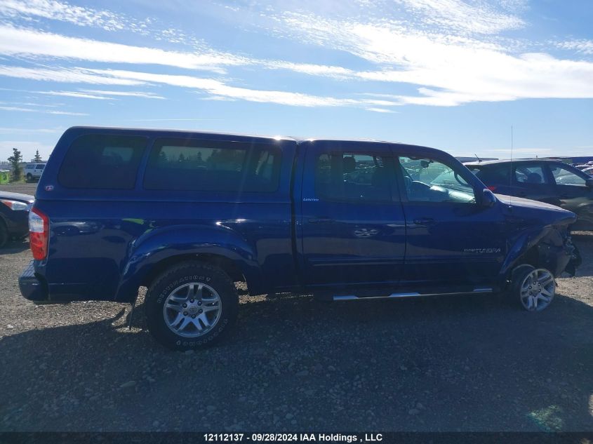 2005 Toyota Tundra Double Cab Limited VIN: 5TBDT48155S485374 Lot: 12112137