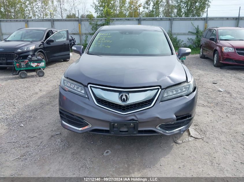 2018 Acura Rdx Technology VIN: 5J8TB4H50JL800586 Lot: 12112140