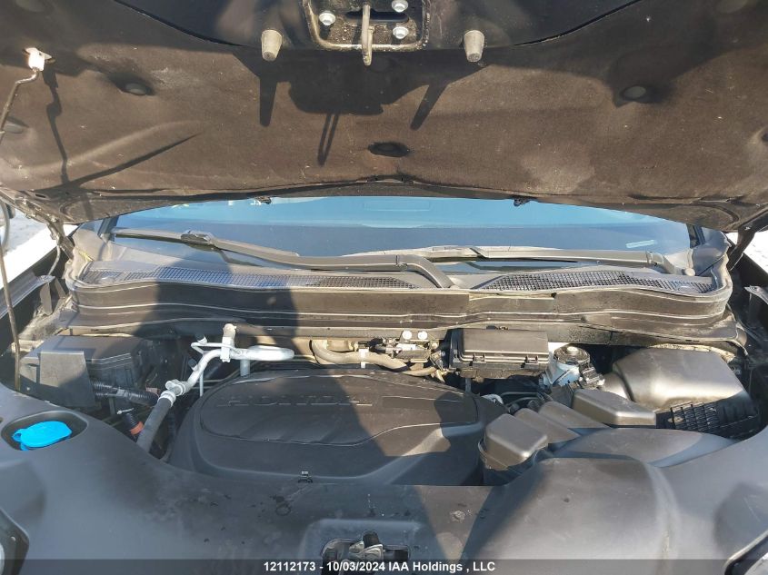 2019 Honda Pilot Elite VIN: 5FNYF6H00KB500558 Lot: 12112173