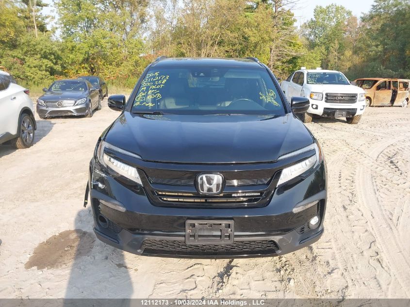 2019 Honda Pilot Elite VIN: 5FNYF6H00KB500558 Lot: 12112173