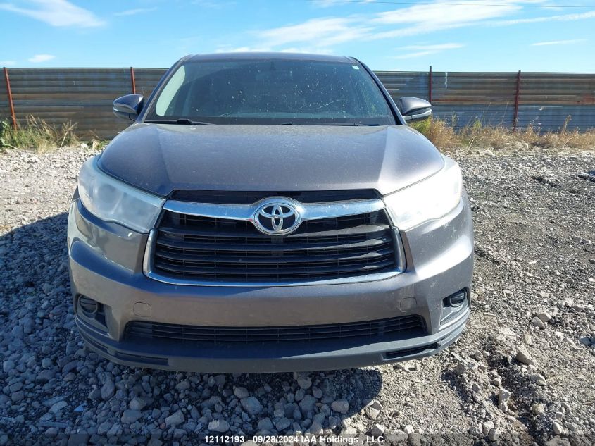 5TDBKRFH5FS137638 2015 Toyota Highlander Le/Le Plus