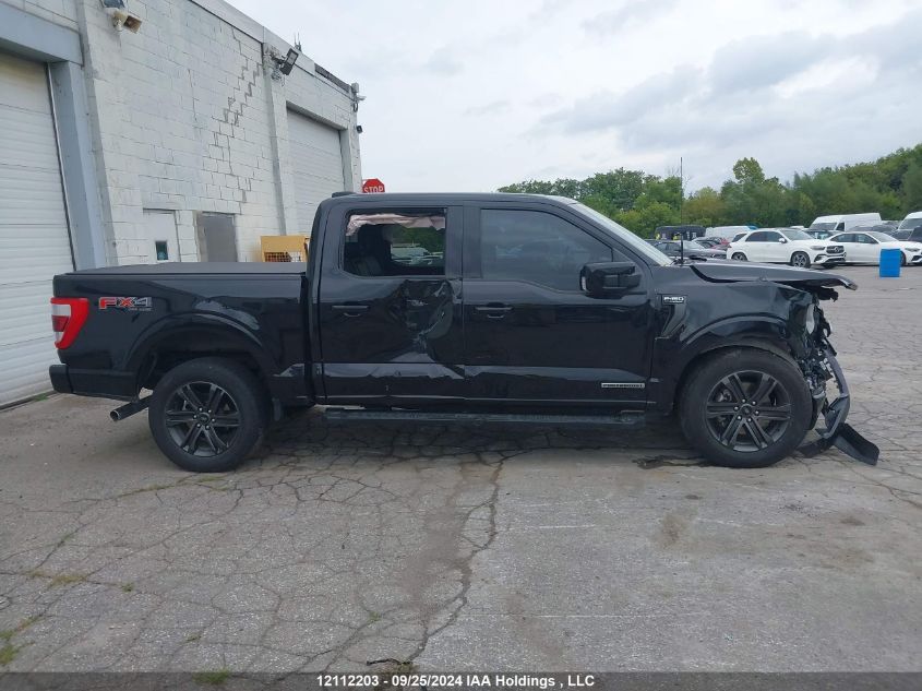 2022 Ford F-150 Lariat VIN: 1FTFW1ED7NFB84996 Lot: 12112203