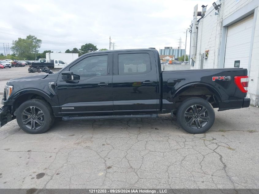 2022 Ford F-150 Lariat VIN: 1FTFW1ED7NFB84996 Lot: 12112203