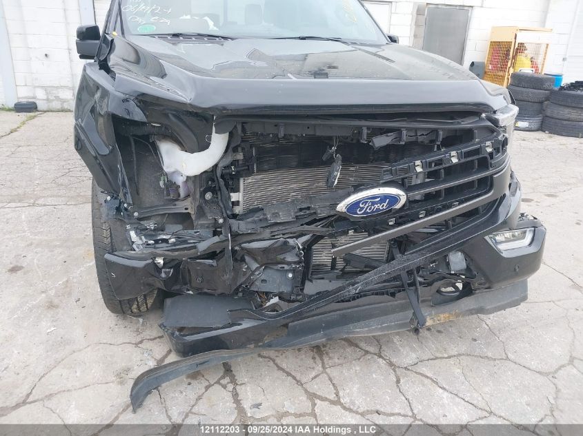 2022 Ford F-150 Lariat VIN: 1FTFW1ED7NFB84996 Lot: 12112203