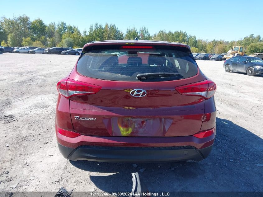 2018 Hyundai Tucson Base 2.0L VIN: KM8J23A40JU827682 Lot: 12112246