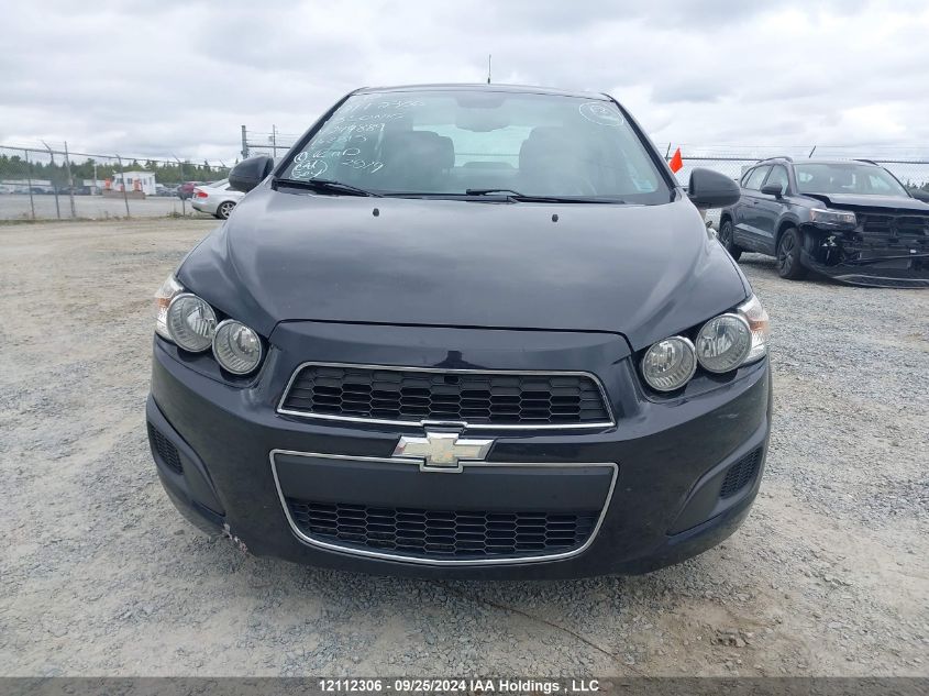 2013 Chevrolet Sonic Lt VIN: 1G1JC5EH3D4249889 Lot: 12112306