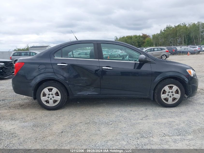 2013 Chevrolet Sonic Lt VIN: 1G1JC5EH3D4249889 Lot: 12112306