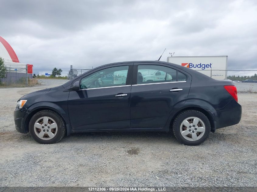 2013 Chevrolet Sonic Lt VIN: 1G1JC5EH3D4249889 Lot: 12112306