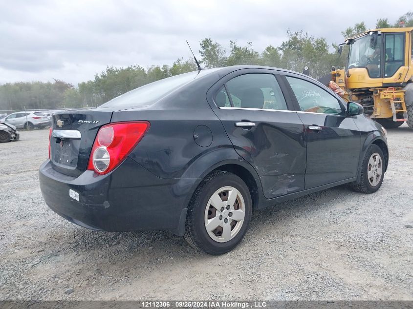 2013 Chevrolet Sonic Lt VIN: 1G1JC5EH3D4249889 Lot: 12112306