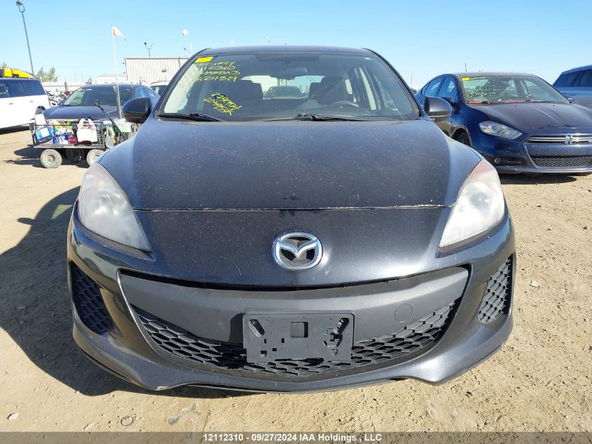 2013 Mazda Mazda3 VIN: JM1BL1KFXD1824319 Lot: 12112310