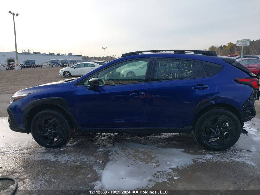 2024 Subaru Crosstrek Sport VIN: JF2GUHFC9RH276065 Lot: 12112389