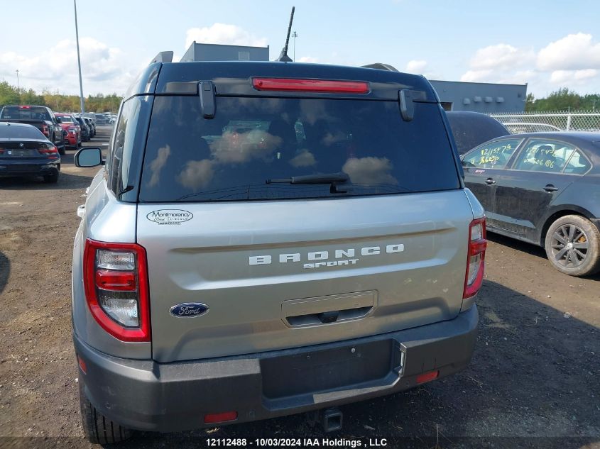 2022 Ford Bronco Sport Outer Banks VIN: 3FMCR9C67NRE13835 Lot: 12112488