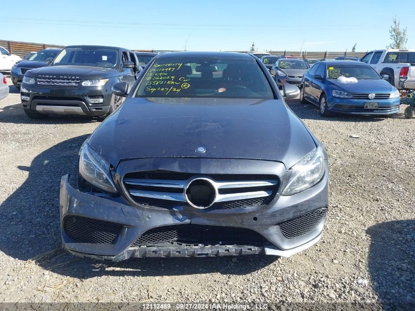 2015 Mercedes-Benz C-Class VIN: 55SWF6GB9FU062024 Lot: 12112489