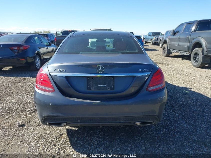 2015 Mercedes-Benz C-Class VIN: 55SWF6GB9FU062024 Lot: 12112489