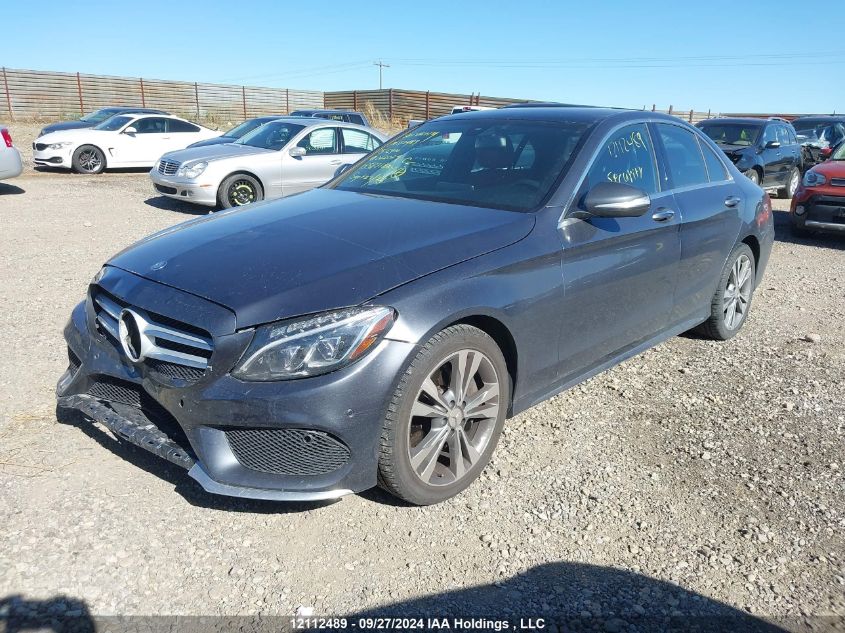 2015 Mercedes-Benz C-Class VIN: 55SWF6GB9FU062024 Lot: 12112489