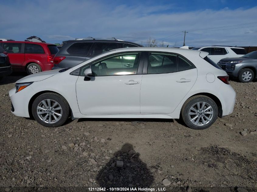 2023 Toyota Corolla Se VIN: JTNK4MBEXP3202443 Lot: 12112542