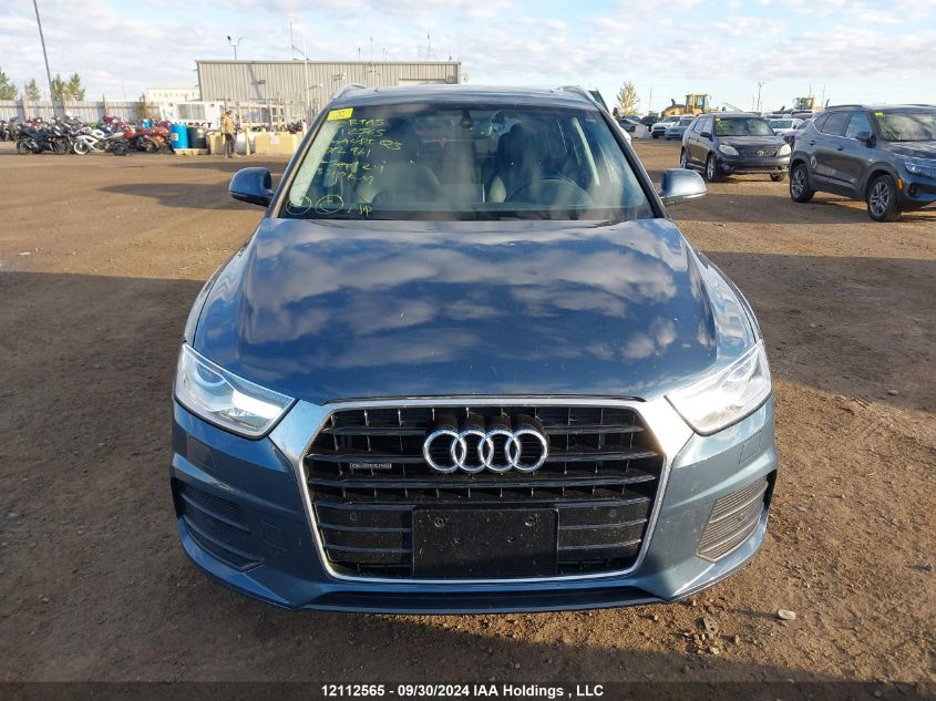 2017 Audi Q3 VIN: WA1JCCFS5HR012961 Lot: 12112565