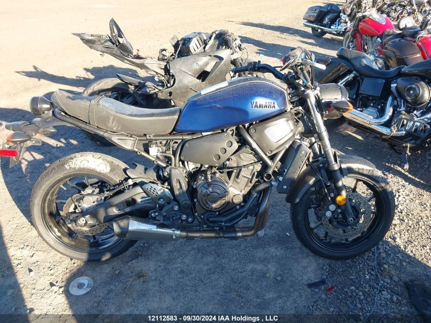 2019 Yamaha Xsr700 VIN: JYARM21NXKA000372 Lot: 12112583