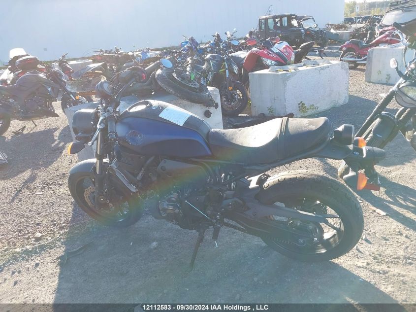 2019 Yamaha Xsr700 VIN: JYARM21NXKA000372 Lot: 12112583