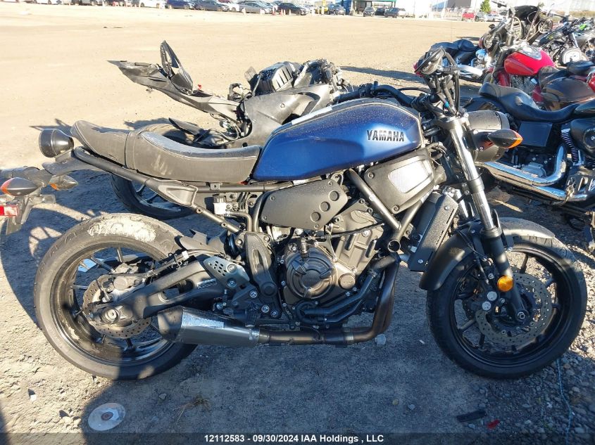 2019 Yamaha Xsr700 VIN: JYARM21NXKA000372 Lot: 12112583