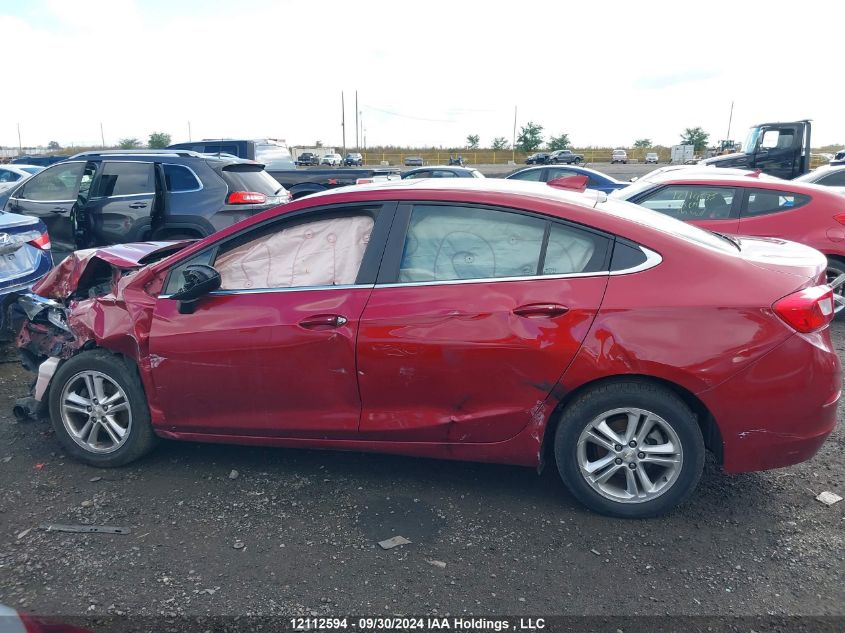 2017 Chevrolet Cruze Lt VIN: 3G1BE5SM4HS598730 Lot: 12112594