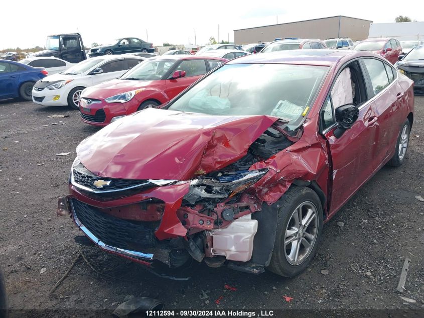 2017 Chevrolet Cruze Lt VIN: 3G1BE5SM4HS598730 Lot: 12112594