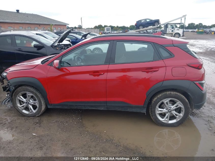 2022 Hyundai Kona Sel/Se VIN: KM8K2CAB5NU847645 Lot: 12112640