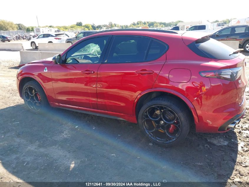 2024 Alfa Romeo Stelvio Quadrifoglio Awd VIN: ZASPAKEV4R7D75574 Lot: 12112641