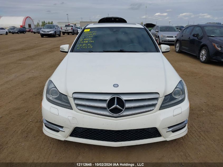 2013 Mercedes-Benz C 300 4Matic VIN: WDDGF8AB2DA801451 Lot: 12112645