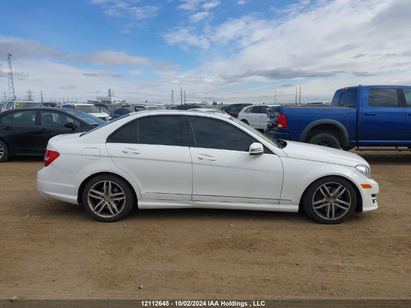 2013 Mercedes-Benz C 300 4Matic VIN: WDDGF8AB2DA801451 Lot: 12112645