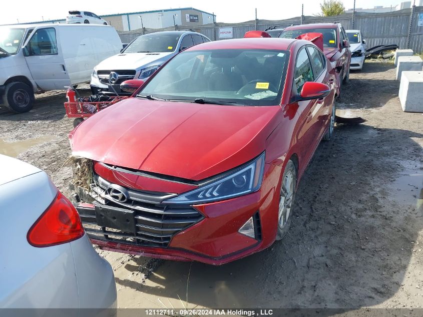 2019 Hyundai Elantra Sel/Value/Limited VIN: KMHD84LF9KU755866 Lot: 12112711