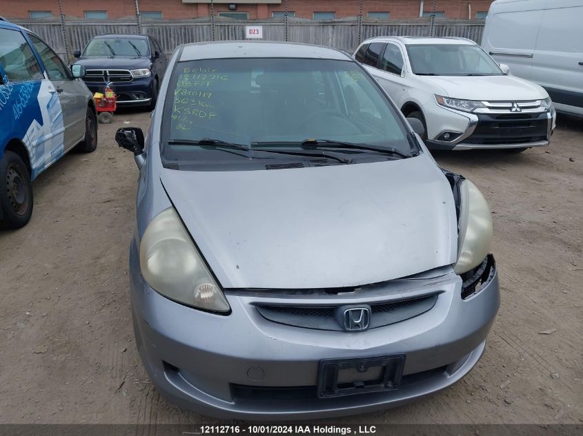 JHMGD38458S810119 2008 Honda Fit