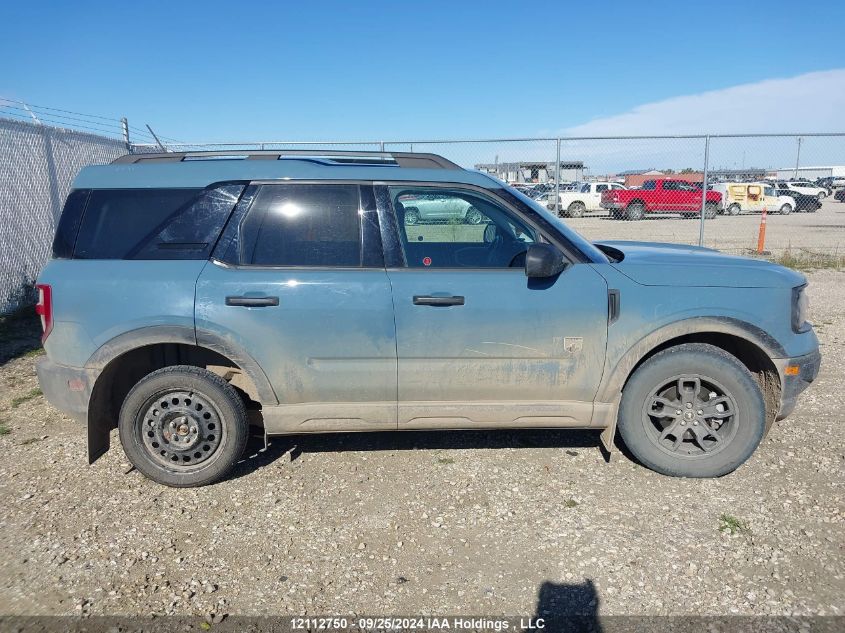 2021 Ford Bronco Sport Big Bend VIN: 3FMCR9B60MRA76179 Lot: 12112750