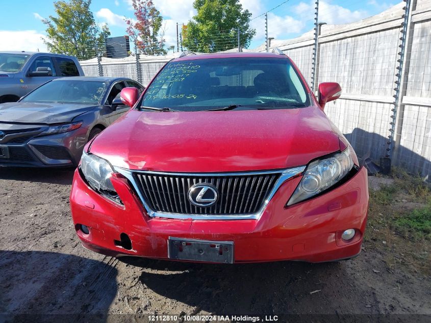 2010 Lexus Rx 350 VIN: JTJBK1BA7A2001017 Lot: 12112810