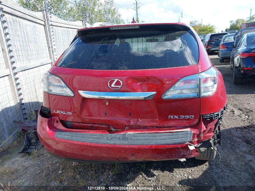 2010 Lexus Rx 350 VIN: JTJBK1BA7A2001017 Lot: 12112810