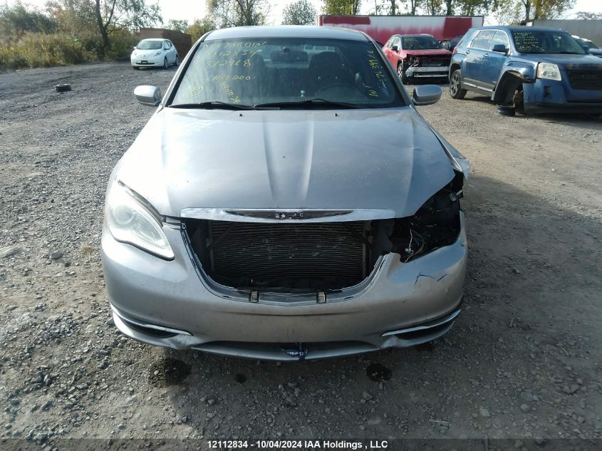 2013 Chrysler 200 Lx VIN: 1C3CCBAB2DN512968 Lot: 12112834