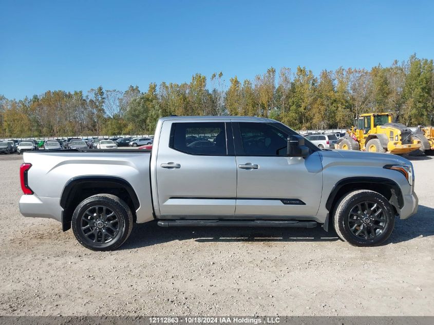 2022 Toyota Tundra Crewmax Platinum/Crewmax 1794 VIN: 5TFNA5DB8NX037596 Lot: 12112863