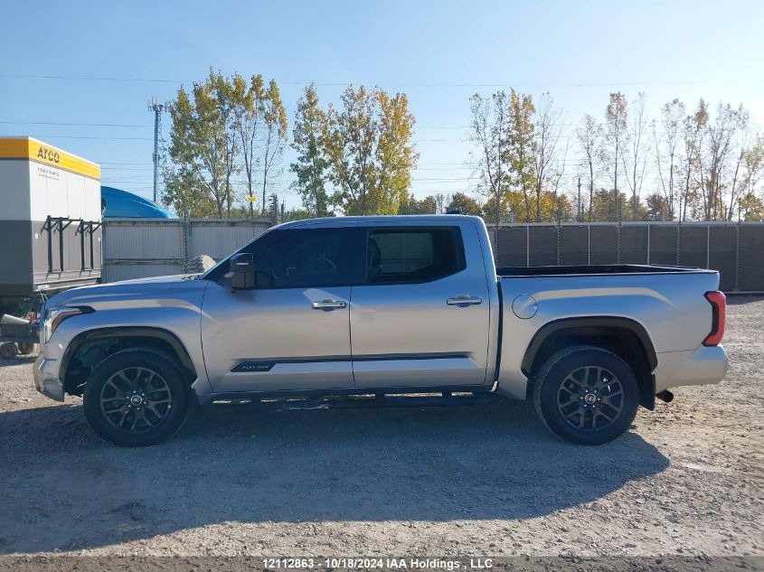 2022 Toyota Tundra Crewmax Platinum/Crewmax 1794 VIN: 5TFNA5DB8NX037596 Lot: 12112863