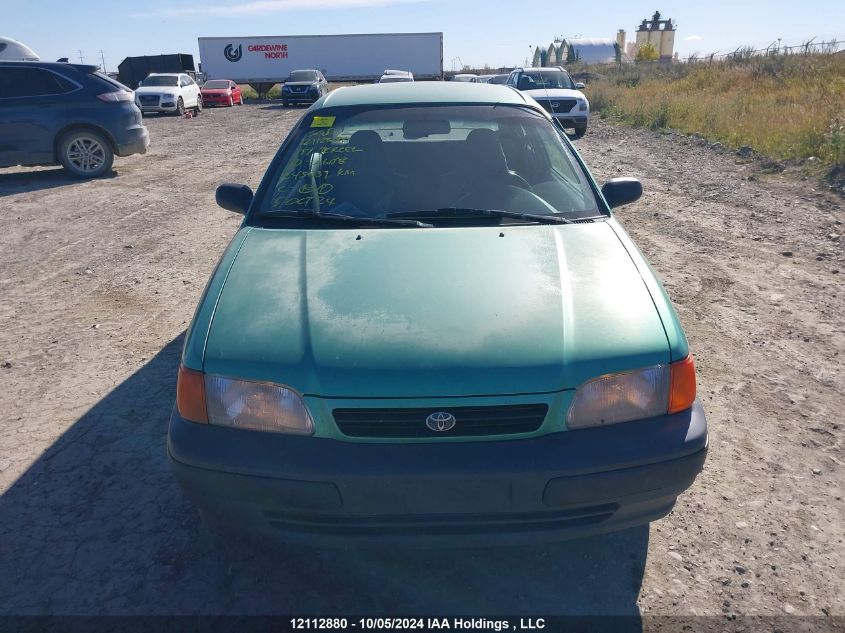 1997 Toyota Tercel Ce VIN: JT2AC51L3V0206138 Lot: 12112880