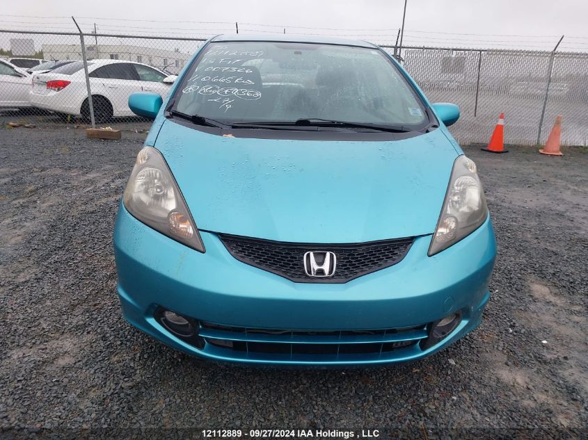 2013 Honda Fit VIN: LUCGE8H5XD3007326 Lot: 12112889