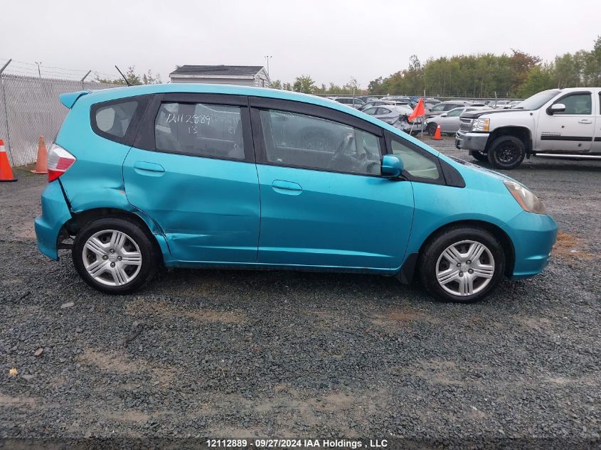 2013 Honda Fit VIN: LUCGE8H5XD3007326 Lot: 12112889