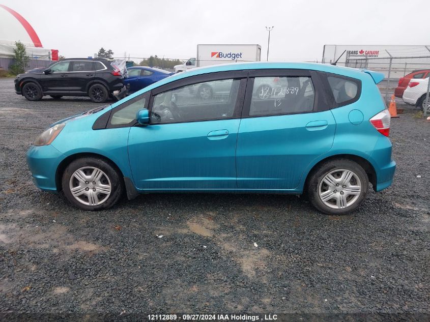 2013 Honda Fit VIN: LUCGE8H5XD3007326 Lot: 12112889