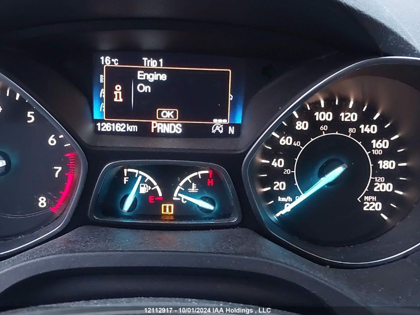 2017 Ford Escape Titanium VIN: 1FMCU9J97HUA65155 Lot: 12112917