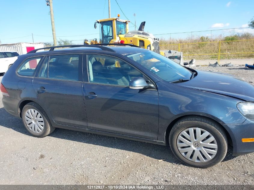 2010 Volkswagen Golf Wagon VIN: 3VWKX7AJ9AM649389 Lot: 12112927