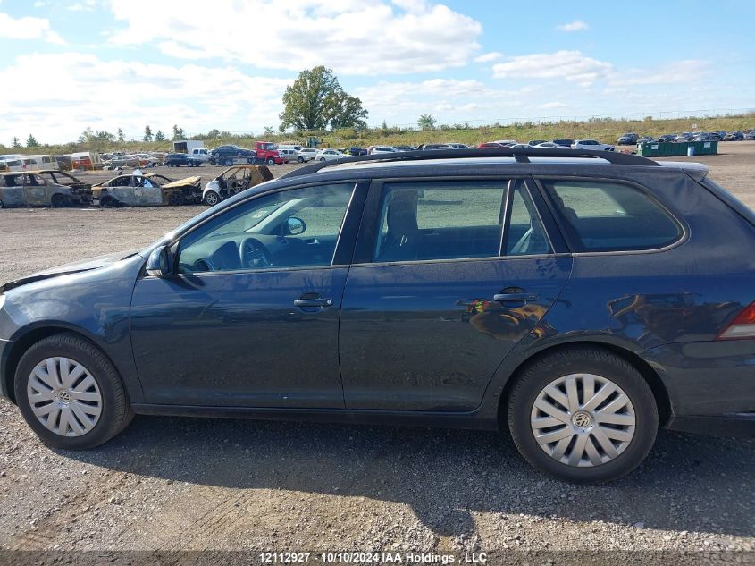 2010 Volkswagen Golf Wagon VIN: 3VWKX7AJ9AM649389 Lot: 12112927