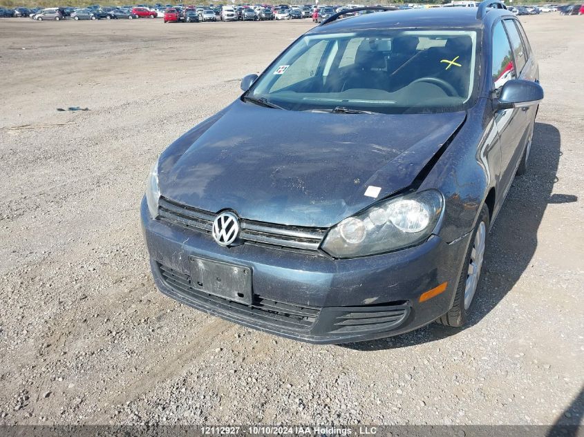 2010 Volkswagen Golf Wagon VIN: 3VWKX7AJ9AM649389 Lot: 12112927