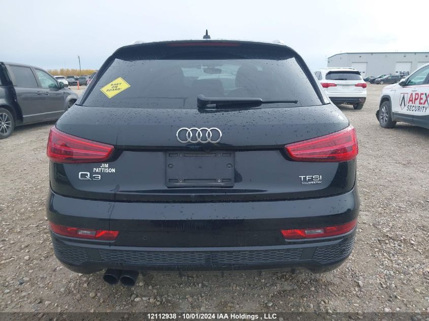 2016 Audi Q3 VIN: WA1GFCFS7GR000617 Lot: 12112938